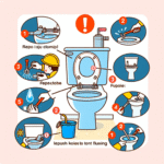 화장실 변기 물 안 내려갈 때, 뚫지 말고 먼저 확인해야 할 부위