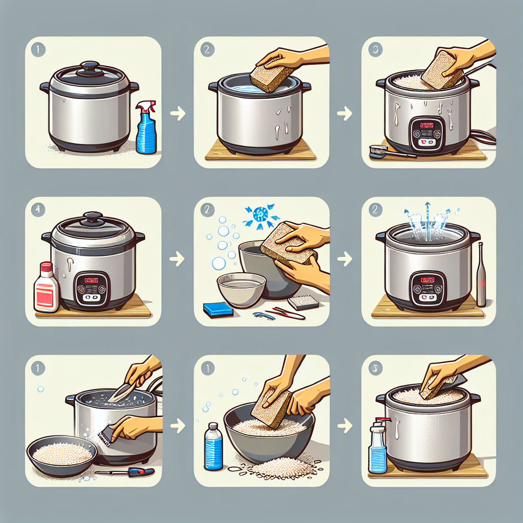 전기밥솥 내부 세척법, 눌어붙은 밥까지 깔끔하게