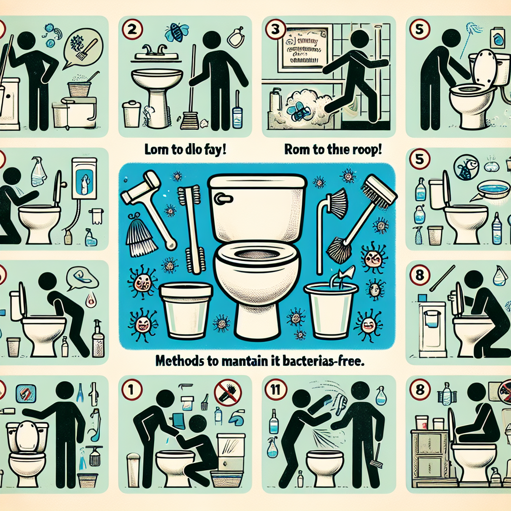 화장실 변기 틈새 청소법, 세균 걱정 없이 관리하는 요령