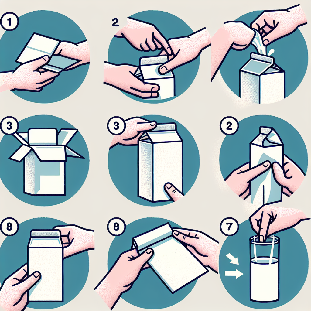 우유팩 재활용 팁, 물 새지 않게 잘 접는 방법