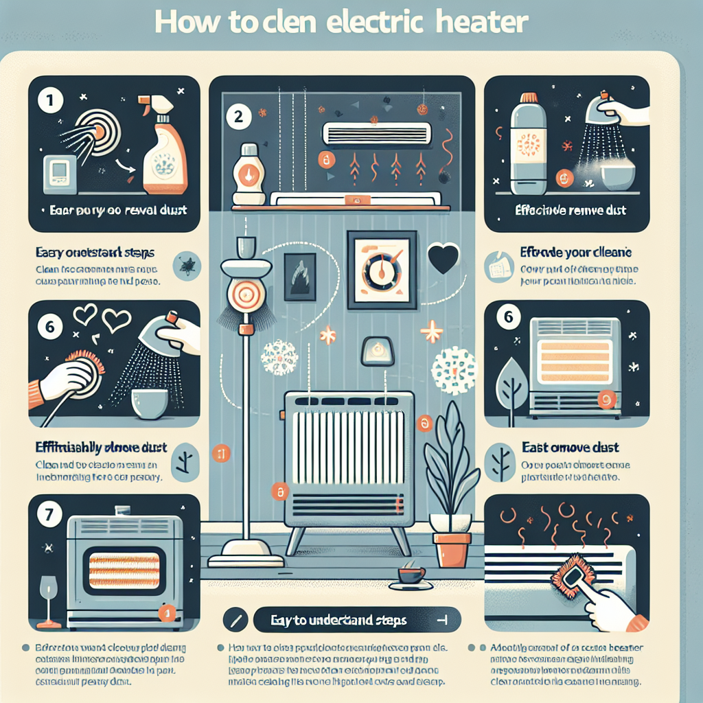 전기히터 먼지 제거법, 효율 높이는 청소 팁