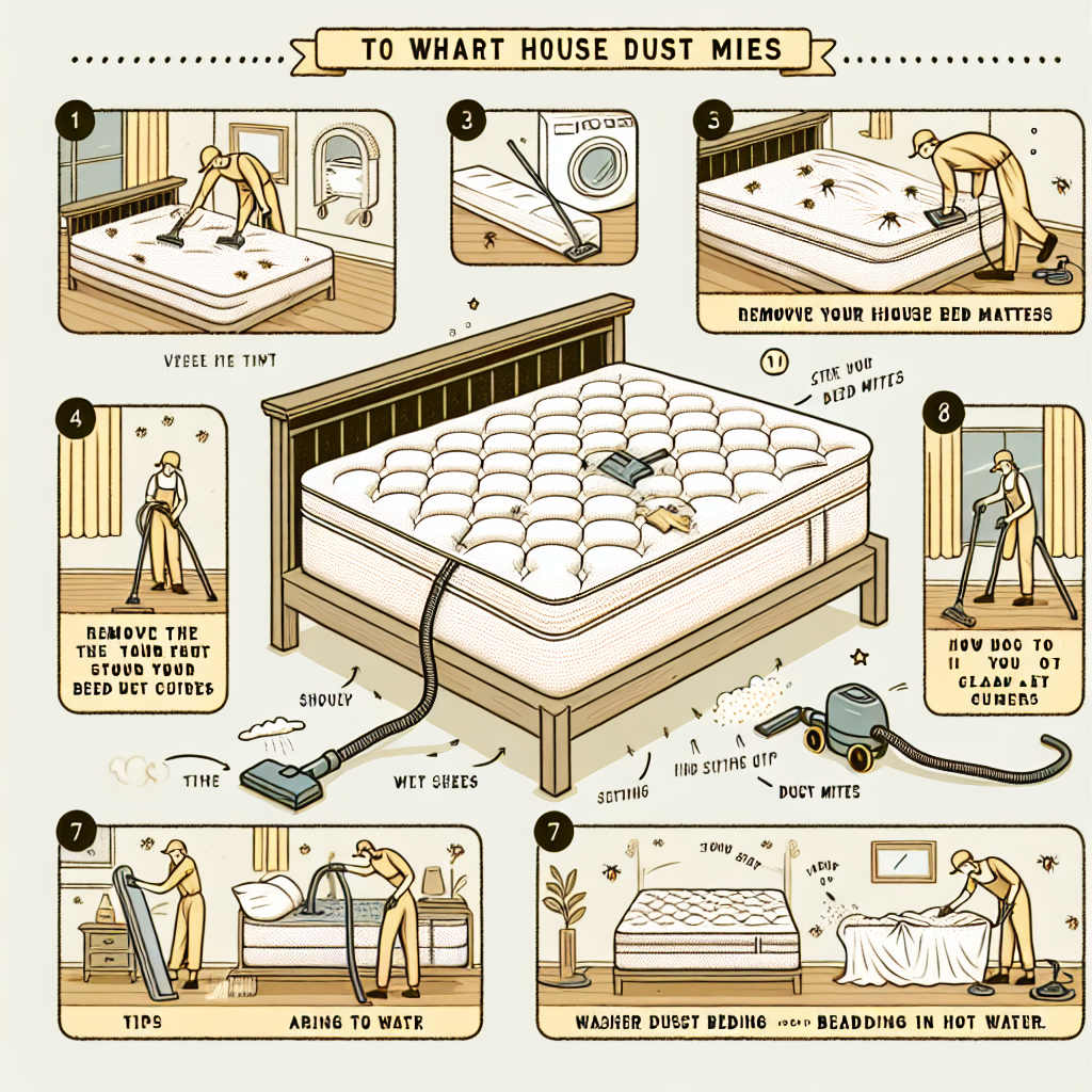 침대 매트리스 청소법, 집먼지 진드기 차단 꿀팁