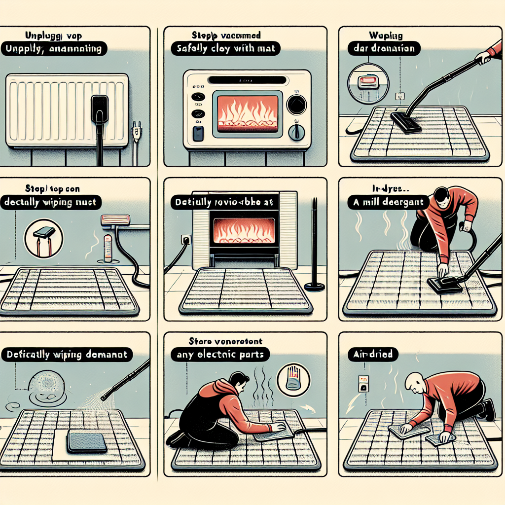 전기장판 청소법, 안전과 청결을 동시에