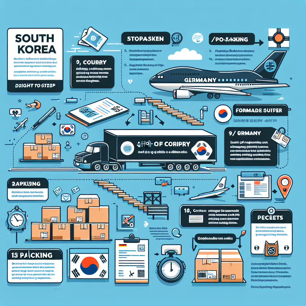 한국에서 독일로 안전하고 신속하게 택배 보내는 방법