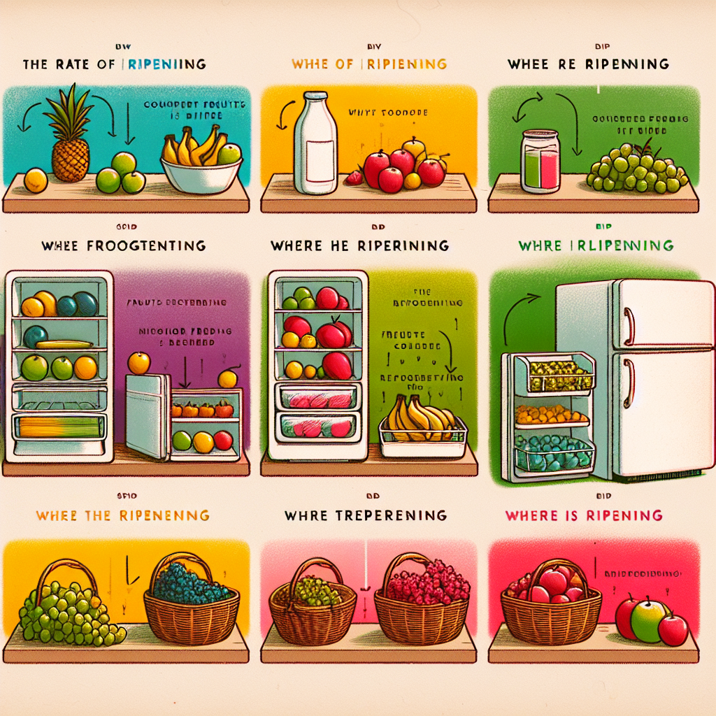 과일 보관 위치, 상하는 속도 달라지는 이유