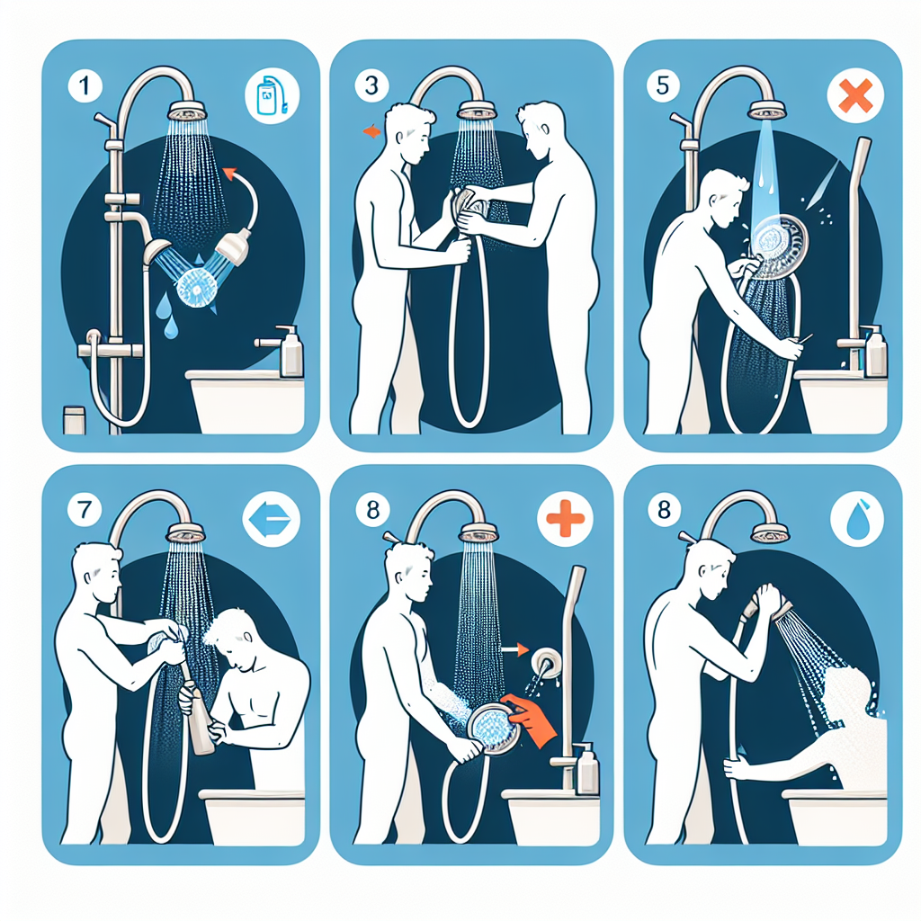 샤워기 헤드 세척, 수압 약해지는 원인 줄이는 방법