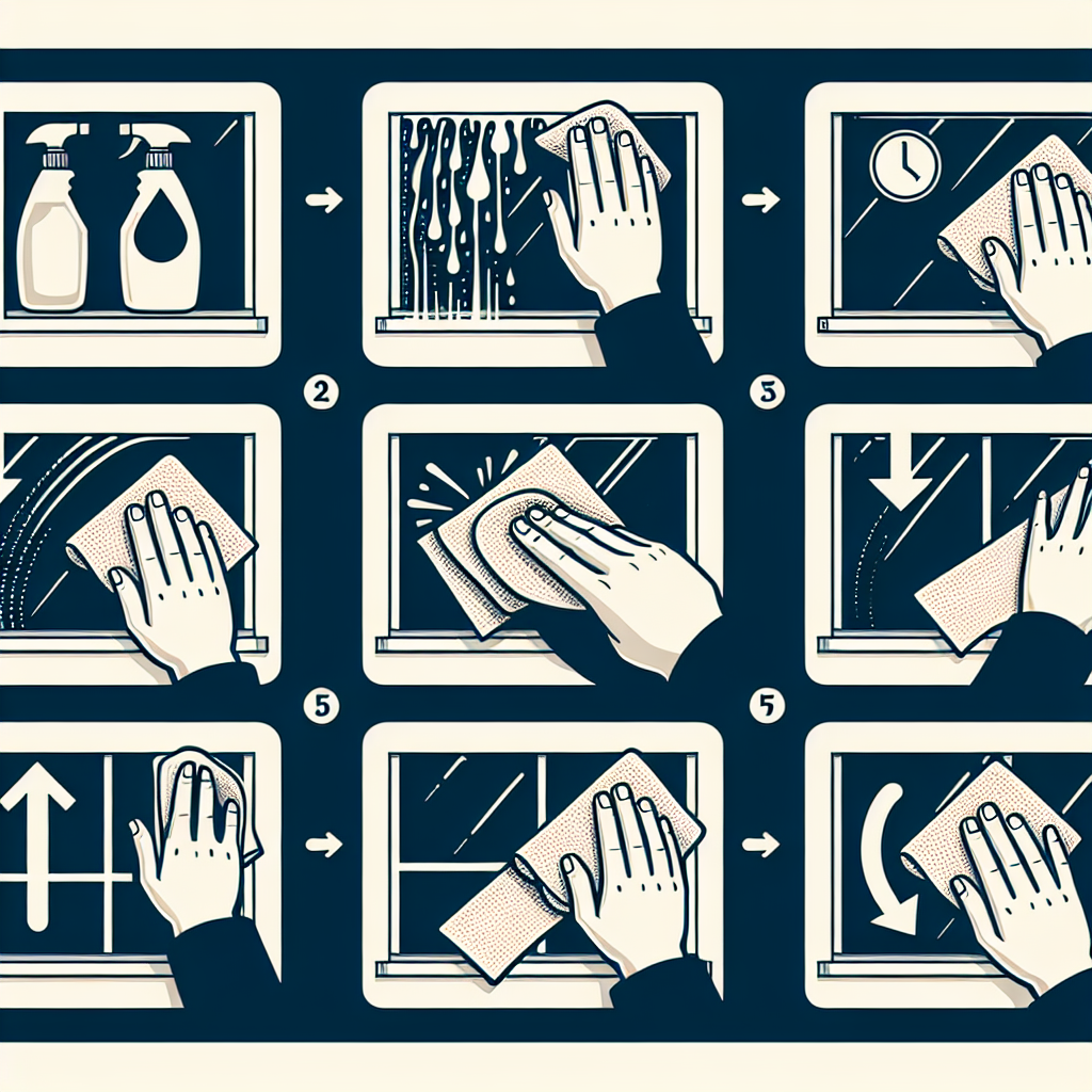 창문 닦는 방향, 물자국 안 남는 순서