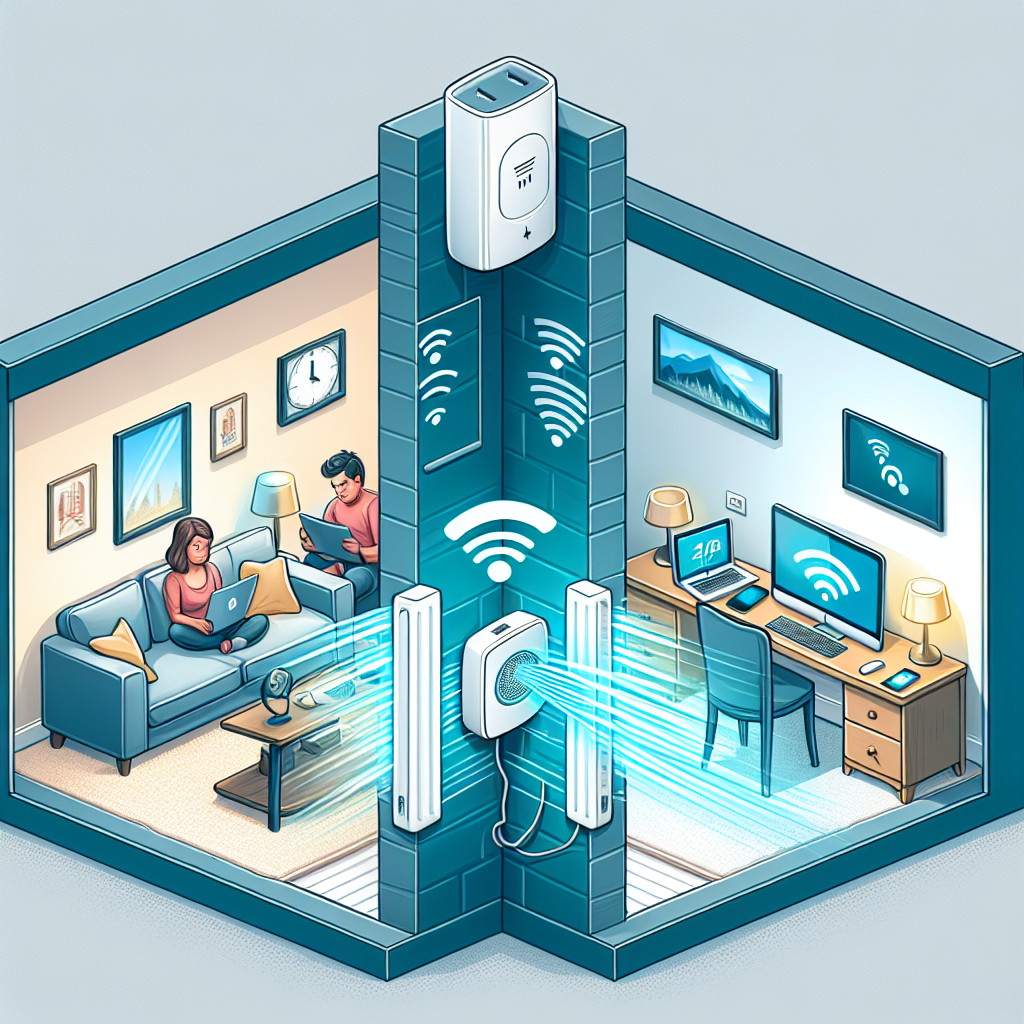 와이파이 위치 선정, 벽 하나 차이로 속도 달라지는 구조