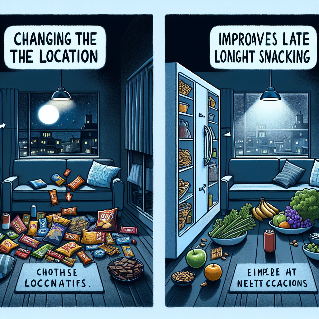 야식 줄이는 법, 위치만 바꿔도 성공 확률 올라가는 구조