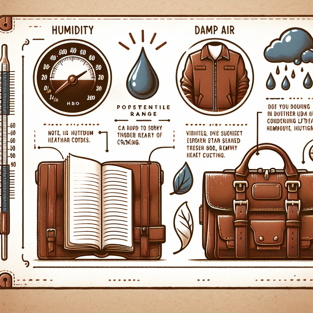 가죽 제품 보관, 갈라짐 막는 습도 기준