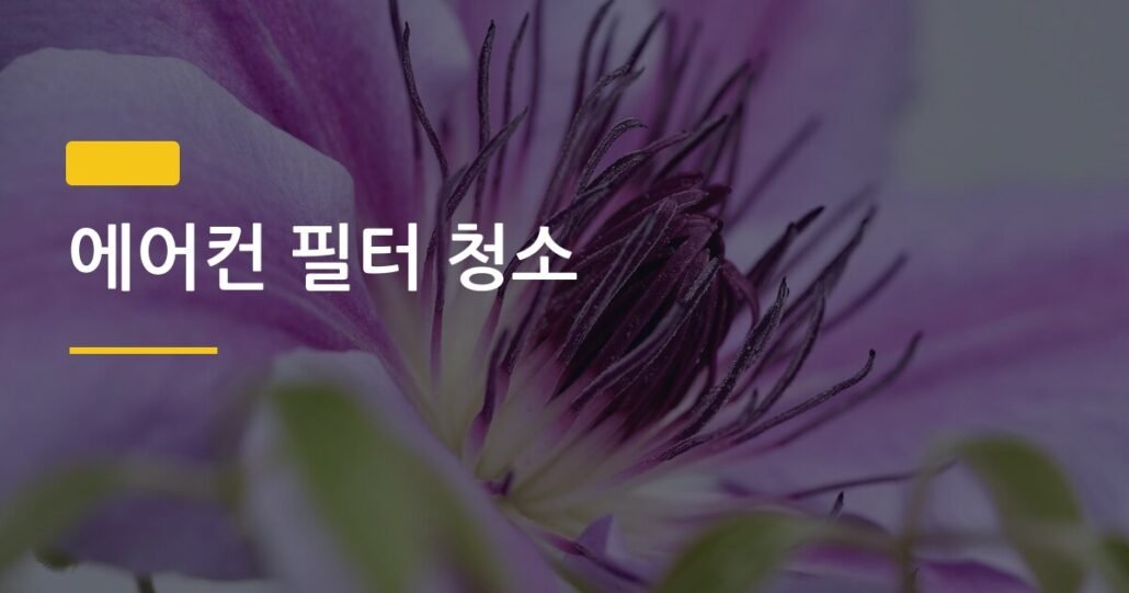 에어컨 필터 청소, 셀프로 30분 안에 끝내는 현실적인 방법